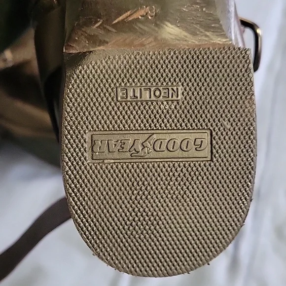 CELINE Luxury Vintage Dark Brown Leather Buckle Calf Boots Sz 39 - Picture 4 of 6